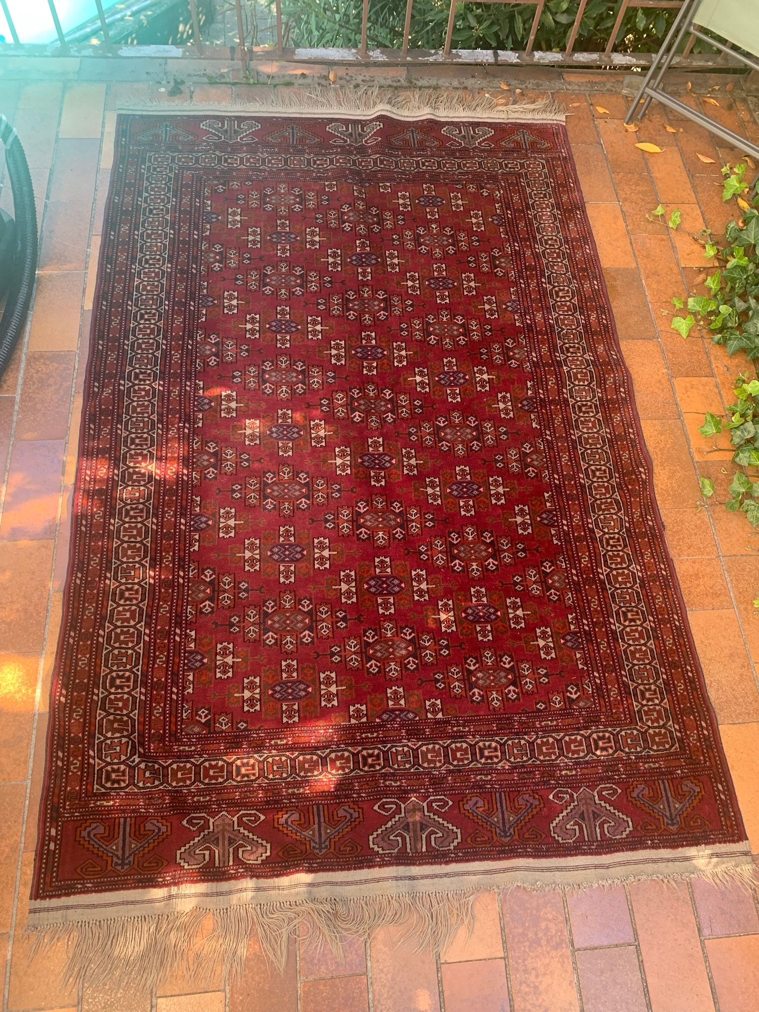 Tapis avant nettoyage